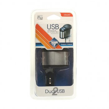 459 р. Разветвитель прикуривателя 1-но гнездовой 12-24V 2USB 2.1A NOVA BRIGHT NOVA BRIGHT 38449  с доставкой в г. Кемерово. Увеличить фотографию 1