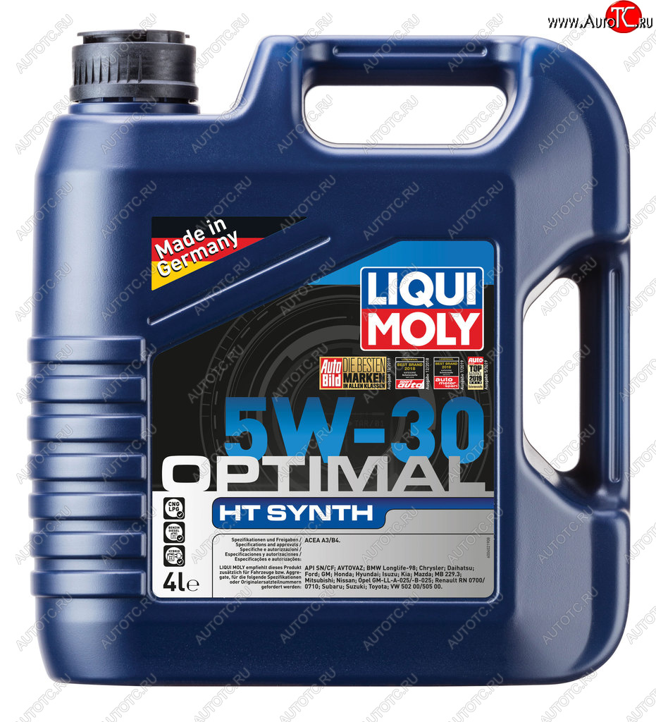 6 299 р. Масло моторное OPTIMAL SYNTH VW 5020050500 5W30 синт.4л LIQUI MOLY LIQUI MOLY 39001  с доставкой в г. Кемерово