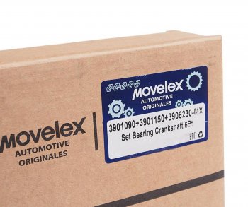 2 569 р. Вкладыши КАМАЗ,ПАЗ дв.CUMMINS 6ISBe,6ISDe,6BT коренные d=0.00 комплект MOVELEX MOVELEX 3901090+3901150+3906230-mx  с доставкой в г. Кемерово. Увеличить фотографию 2