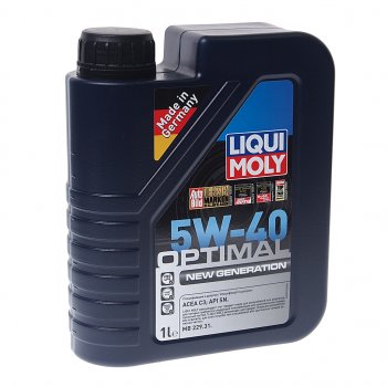 1 499 р. Масло моторное OPTIMAL New Generation 5W40 синт.1л LIQUI MOLY LIQUI MOLY 39032  с доставкой в г. Кемерово. Увеличить фотографию 1