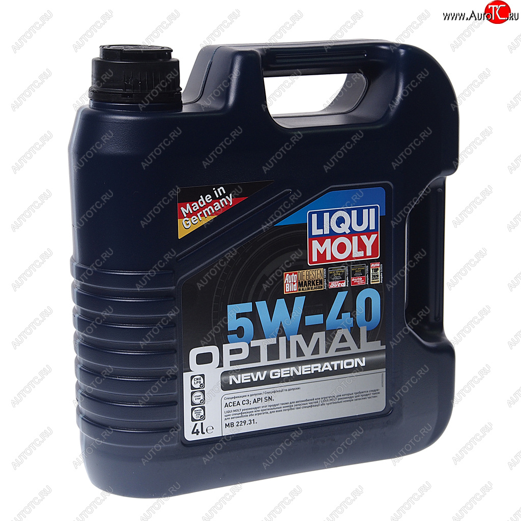 5 749 р. Масло моторное OPTIMAL New Generation 5W40 синт.4л LIQUI MOLY LIQUI MOLY 39033  с доставкой в г. Кемерово
