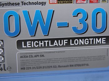 6 899 р. Масло моторное LEICHTLAUF LONGTIME HC-синт.4л 0W30 LIQUI MOLY LIQUI MOLY 39039 LIQUI MOLY 39039  с доставкой в г. Кемерово. Увеличить фотографию 2
