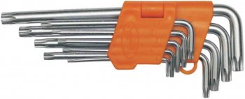 389 р. Набор ключей TORX T10-Т50 Г-образных 9 предметов Professional АВТОДЕЛО АВТОДЕЛО 39151  с доставкой в г. Кемерово. Увеличить фотографию 1