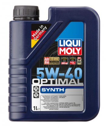 1 679 р. Масло моторное OPTIMAL SYNTH 5W40 синт.1л LIQUI MOLY LIQUI MOLY 3925  с доставкой в г. Кемерово. Увеличить фотографию 1