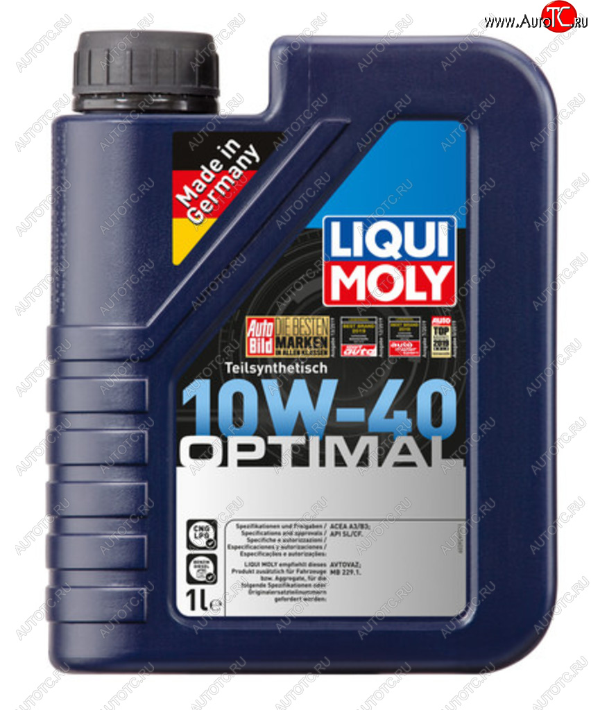 1 399 р. Масло моторное OPTIMAL 10W40 псинт.1л LIQUI MOLY LIQUI MOLY 3929  с доставкой в г. Кемерово