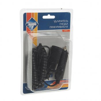 299 р. Удлинитель прикуривателя 12-24V 3м. NOVA BRIGHT NOVA BRIGHT 39947  с доставкой в г. Кемерово. Увеличить фотографию 1