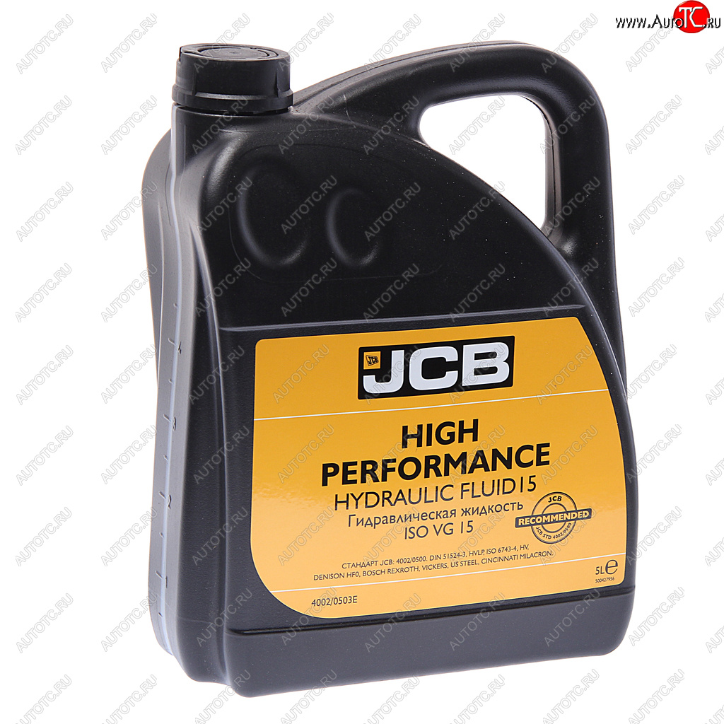 8 649 р. Масло гидравлическое HYDRAULIC FLUID HP15 5л JCB JCB 40020503 JCB 40020503  с доставкой в г. Кемерово