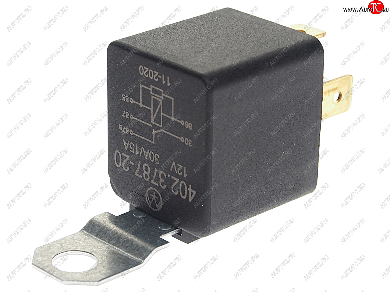 204 р. Реле электромагнитное 12V 5-ти контактное 3015А с кронштейном переключающее ЭНЕРГОМАШ ЭНЕРГОМАШ 402.3787-20  с доставкой в г. Кемерово