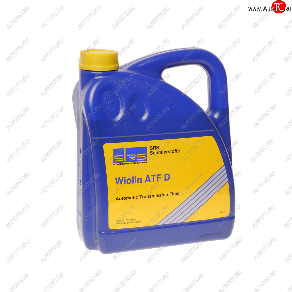 4 399 р. Масло трансмиссионное WIOLIN ATF D КПП автомат 4л SRS SRS 4033885000205  с доставкой в г. Кемерово