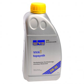 1 499 р. Масло моторное VIVA 1 TOPSYNTH 5W40 синт.1л SRS SRS 4033885000441  с доставкой в г. Кемерово. Увеличить фотографию 1