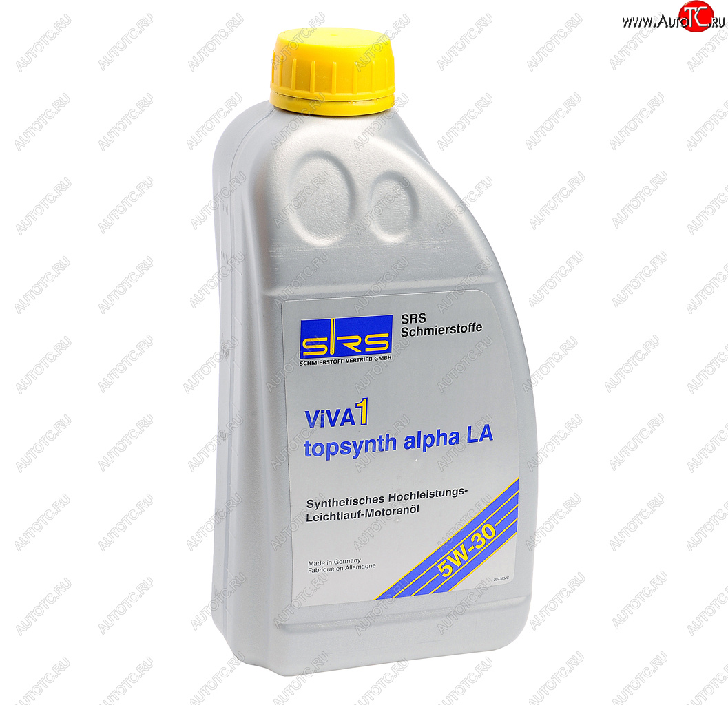1 469 р. Масло моторное VIVA 1 TOPSYNTH ALPHA LA 5W30 синт.1л SRS SRS 4033885000533  с доставкой в г. Кемерово