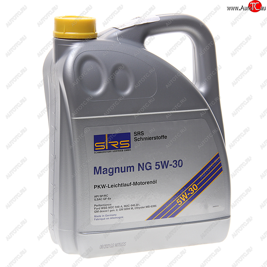 6 999 р. Масло моторное MAGNUM  NG 5W30 синт.5л SRS SRS 4033885001950  с доставкой в г. Кемерово