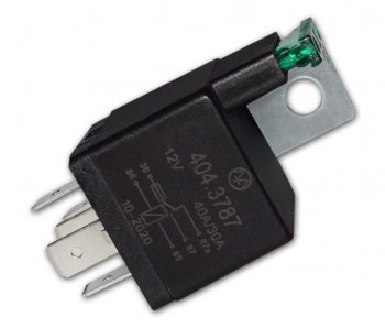 339 р. Реле электромагнитное 12V 5-ти контактное 40/30А переключающее с предохранителем ЭНЕРГОМАШ ЭНЕРГОМАШ 404.3787 ЭНЕРГОМАШ 404.3787  с доставкой в г. Кемерово. Увеличить фотографию 1