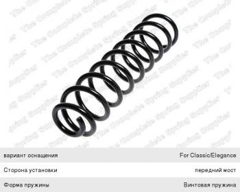 5 999 р. Пружина передней подвески LESJOFORS  Mercedes-Benz E-Class  W211 (2002-2009) дорестайлинг седан, рестайлинг седан  с доставкой в г. Кемерово. Увеличить фотографию 1