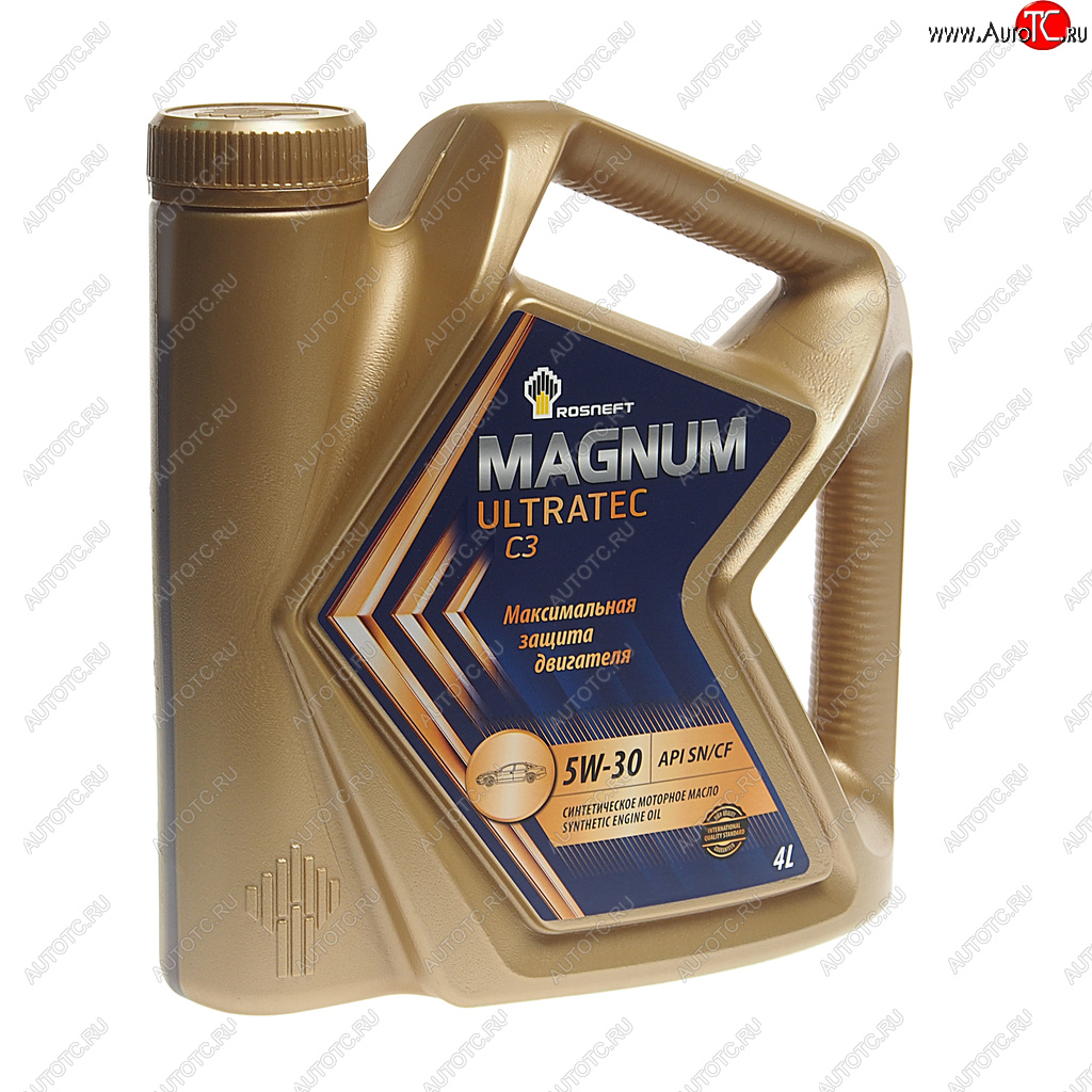 2 499 р. Масло моторное MAGNUM Ultratec С3 5W30 C3SNCF синт.4л РОСНЕФТЬ РОСНЕФТЬ 40814142  с доставкой в г. Кемерово