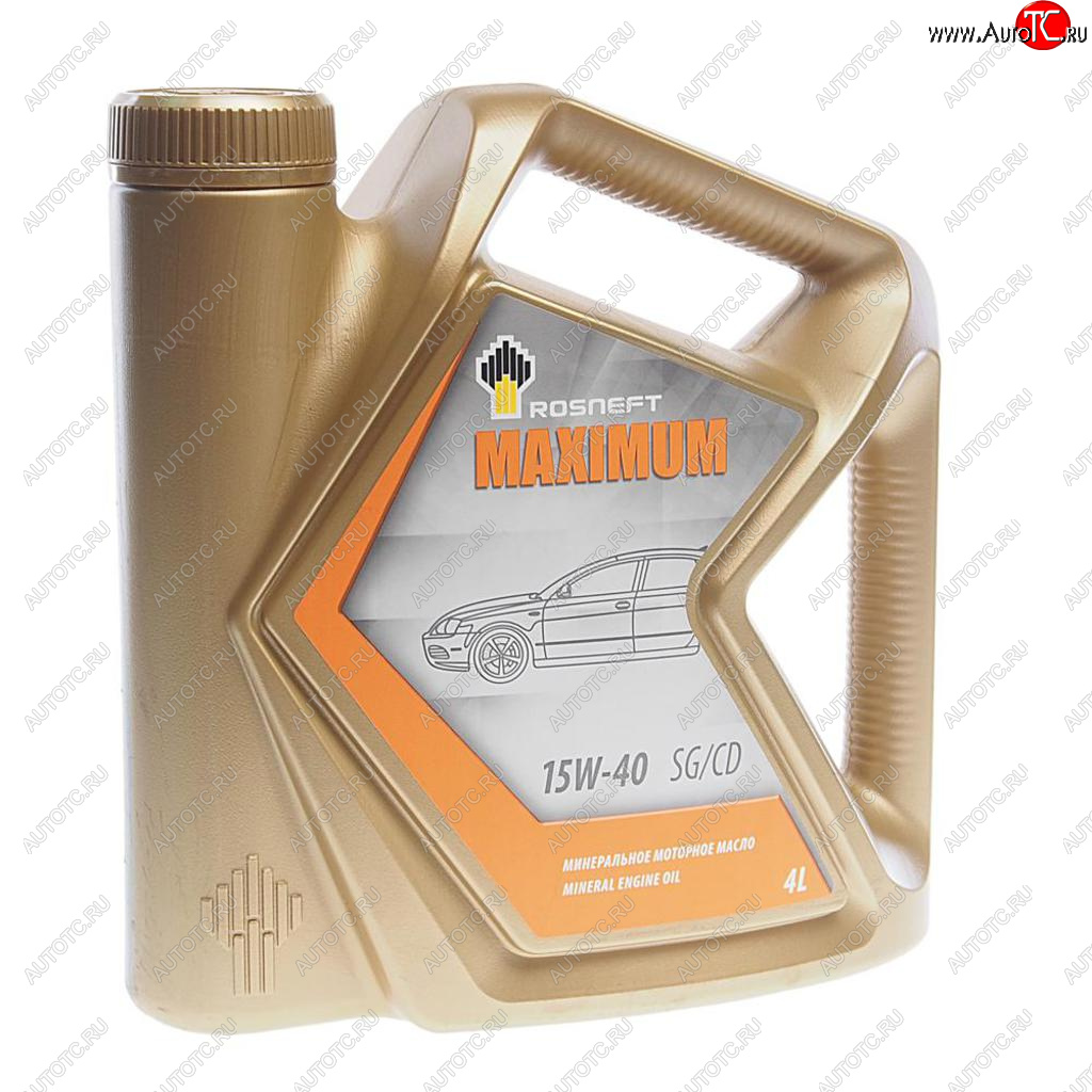 1 099 р. Масло моторное MAXIMUM 15W40 SGCD мин.4л РОСНЕФТЬ РОСНЕФТЬ 40814442  с доставкой в г. Кемерово