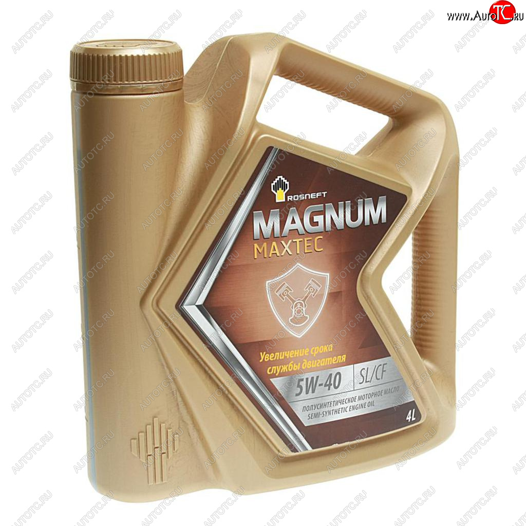 1 539 р. Масло моторное MAGNUM Maxtec 5W40 SLCF псинт.4л РОСНЕФТЬ РОСНЕФТЬ 40814642  с доставкой в г. Кемерово