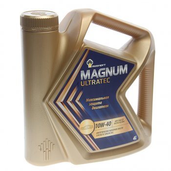 1 899 р. Масло моторное MAGNUM Ultratec 10W40 SNCFA3B4 синт.4л РОСНЕФТЬ РОСНЕФТЬ 40814942  с доставкой в г. Кемерово. Увеличить фотографию 1