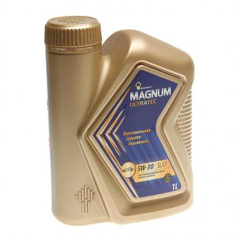 719 р. Масло моторное MAGNUM Ultratec 5W30 SLCFA5B5 синт.1л РОСНЕФТЬ РОСНЕФТЬ 40815332  с доставкой в г. Кемерово. Увеличить фотографию 1