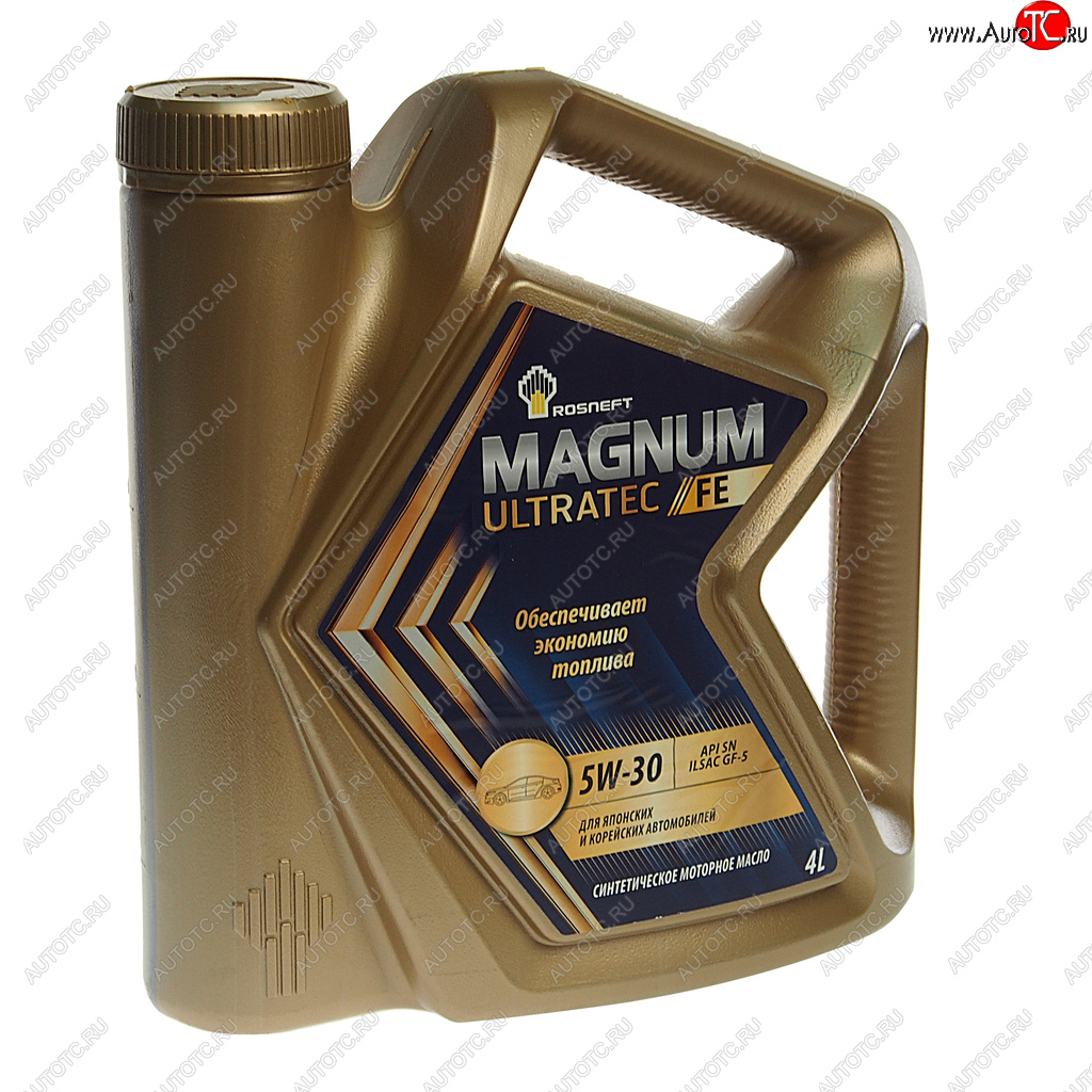 2 899 р. Масло моторное MAGNUM Ultratec FE 5W30 SNGF-5 синт.4л РОСНЕФТЬ РОСНЕФТЬ 40816342  с доставкой в г. Кемерово