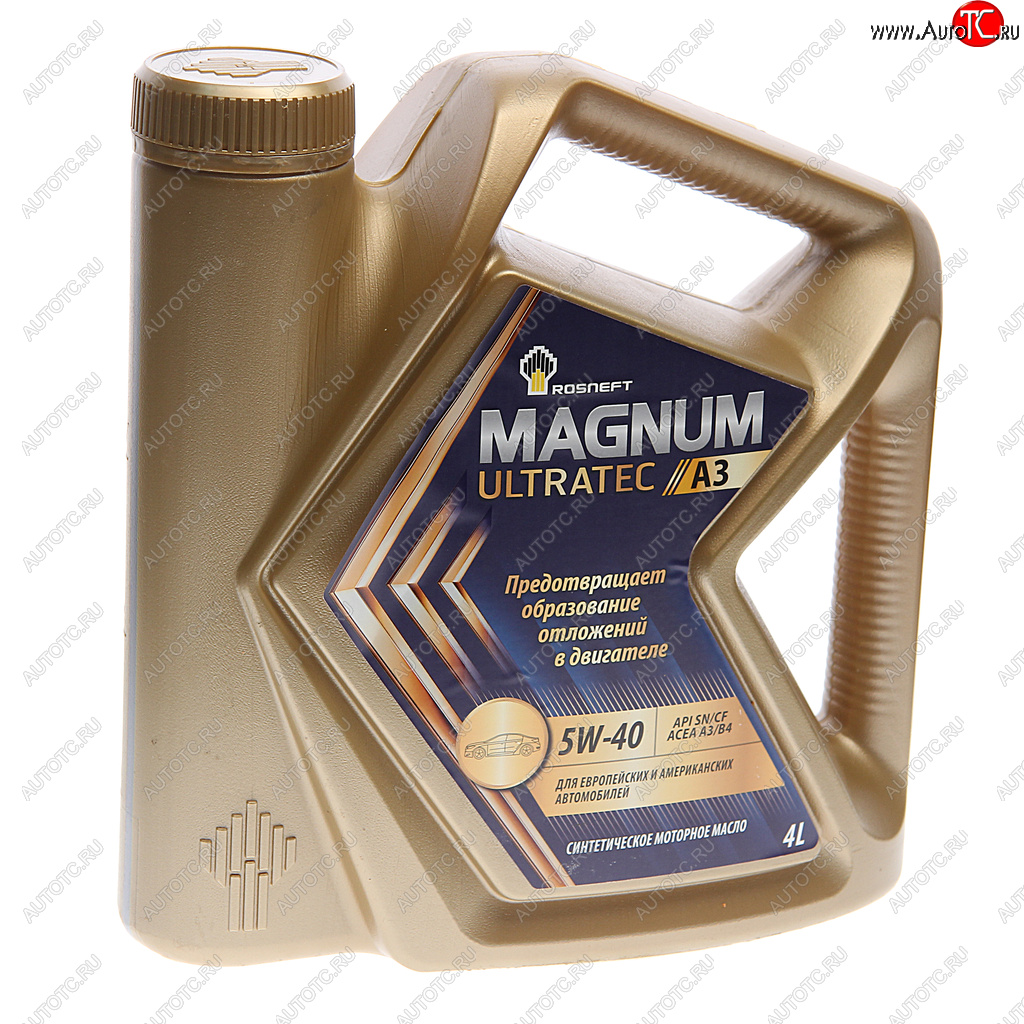 2 559 р. Масло моторное MAGNUM Ultratec А3 5W40 SNCFA3B4 синт.4л РОСНЕФТЬ РОСНЕФТЬ 40816442  с доставкой в г. Кемерово