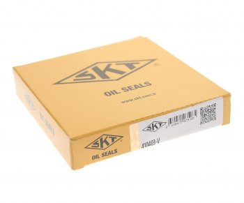 1 299 р. Сальник КАМАЗ хвостовика КПП ZF 9S 105х125х129.5 SKT SKT 410403-v  с доставкой в г. Кемерово. Увеличить фотографию 3