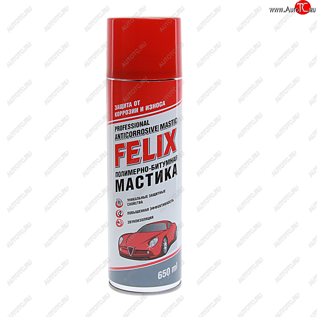 389 р. Антикор мастика полимерно-битумная 650мл аэрозоль FELIX ТОСОЛ-СИНТЕЗ 411040023  с доставкой в г. Кемерово
