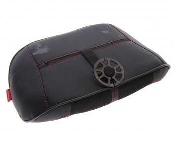 1 379 р. Подушка поясничная экокожазамша черная Flex M CARFASHION CARFASHION 41561  с доставкой в г. Кемерово. Увеличить фотографию 2