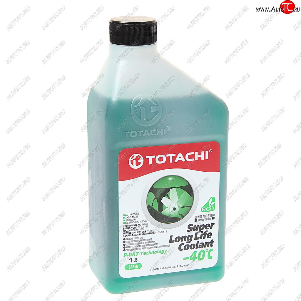 319 р. Антифриз зеленый -40C 1л SUPER LLC NIRO TOTACHI TOTACHI 41601  с доставкой в г. Кемерово
