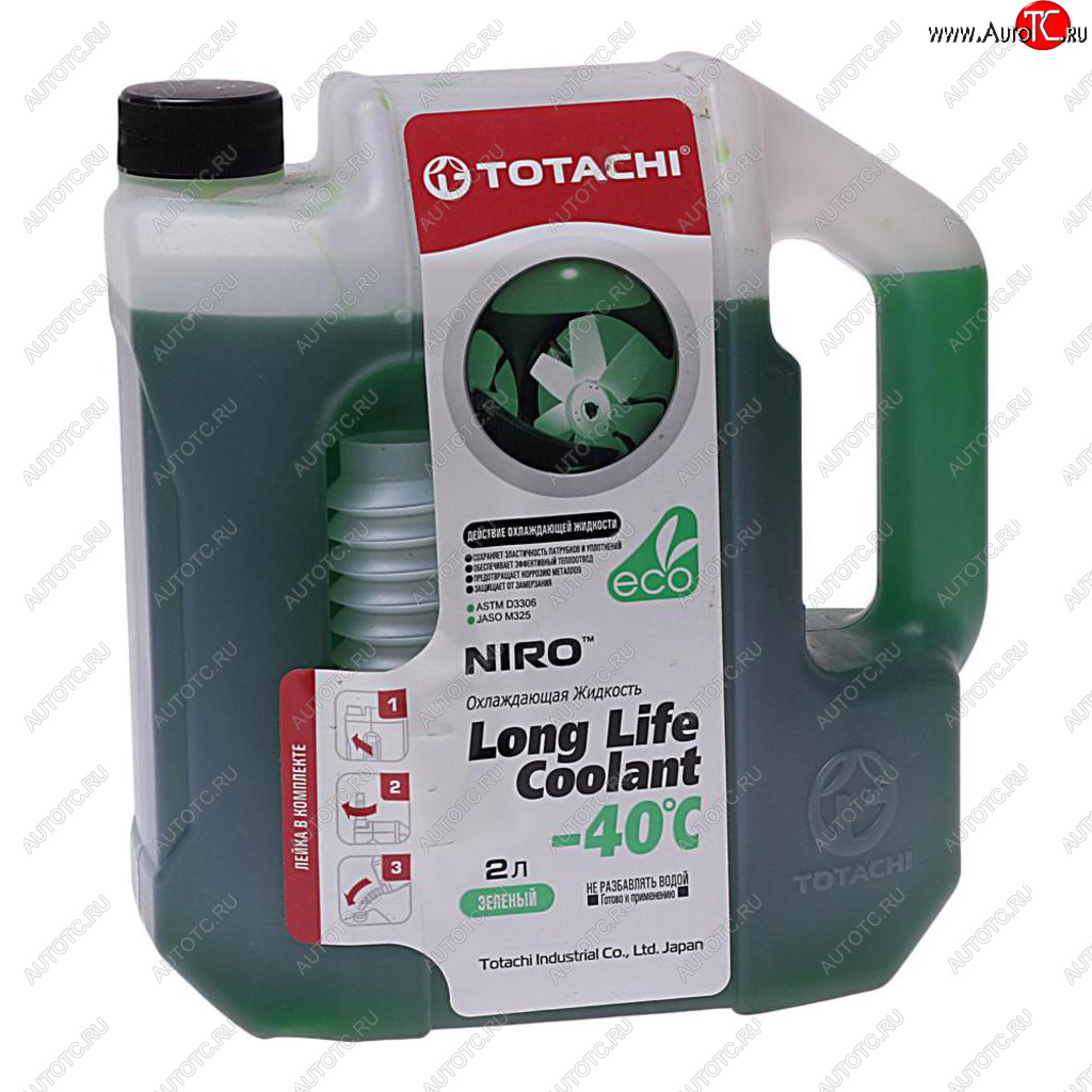 579 р. Антифриз зеленый -40C 2л SUPER LLC NIRO TOTACHI TOTACHI 41602  с доставкой в г. Кемерово