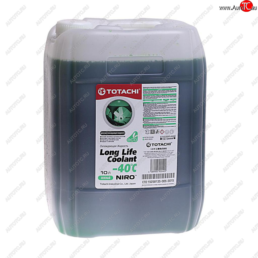 2 269 р. Антифриз зеленый -40C 10л SUPER LLC NIRO TOTACHI TOTACHI 41610  с доставкой в г. Кемерово