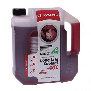 579 р. Антифриз красный -40C 2л SUPER LLC NIRO TOTACHI TOTACHI 41802  с доставкой в г. Кемерово. Увеличить фотографию 1