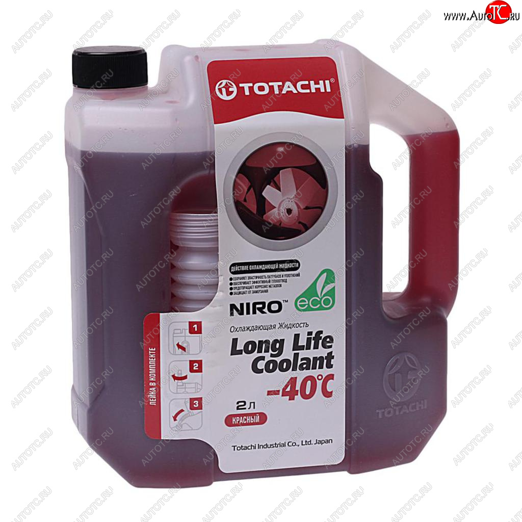 579 р. Антифриз красный -40C 2л SUPER LLC NIRO TOTACHI TOTACHI 41802  с доставкой в г. Кемерово