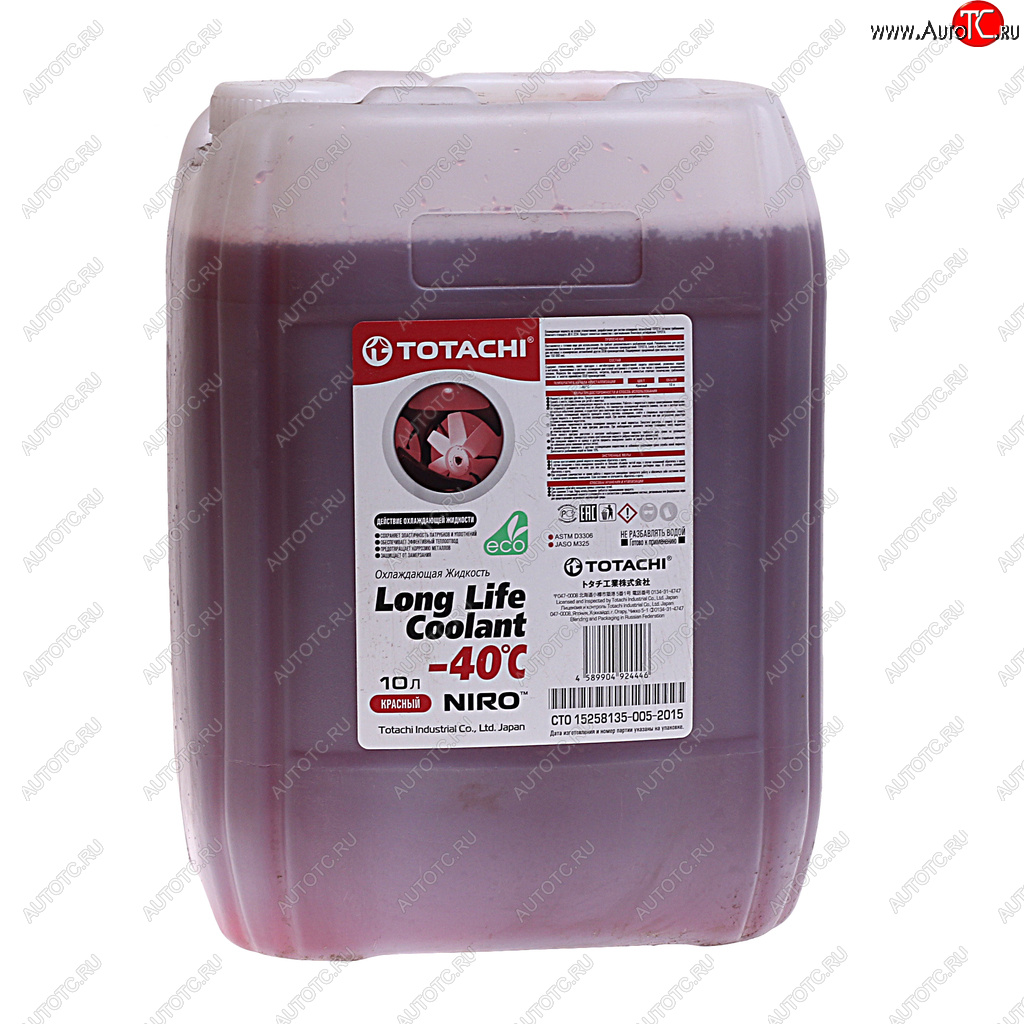 2 269 р. Антифриз красный -40C 10л SUPER LLC NIRO TOTACHI TOTACHI 41810  с доставкой в г. Кемерово