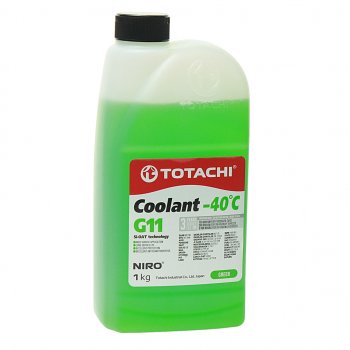 267 р. Антифриз зеленый -40C 1кг G11 NIRO Coolant TOTACHI TOTACHI 43201  с доставкой в г. Кемерово. Увеличить фотографию 1