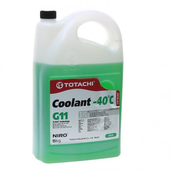 1 139 р. Антифриз зеленый -40C 5кг G11 NIRO Coolant TOTACHI TOTACHI 43205  с доставкой в г. Кемерово. Увеличить фотографию 1