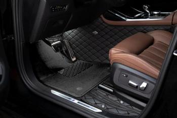  Ковры (кожа+текстиль) Автопилот Omoda S5 (2023-2025) (черный)