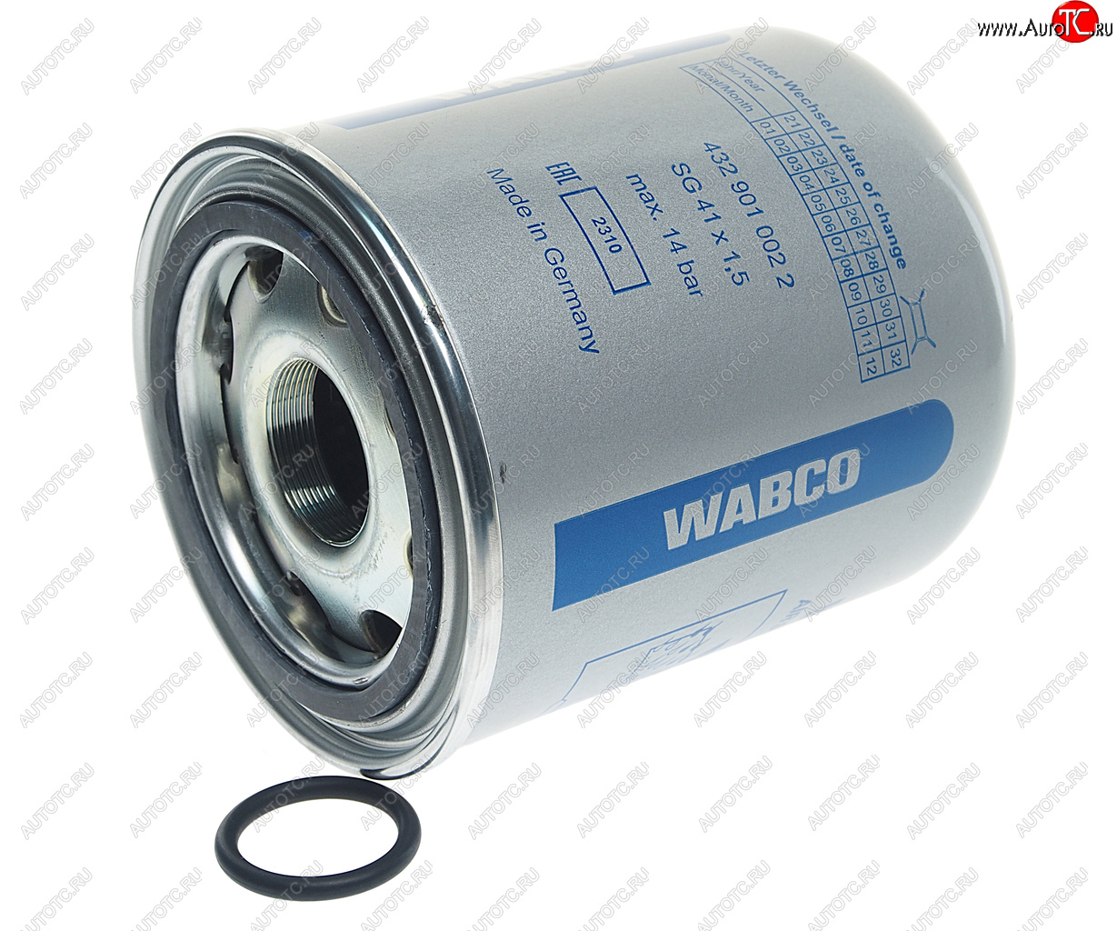 9 249 р. Фильтр осушителя MAN (18-) (41х1.5мм) (Air System Protector) WABCO WABCO 4329010022  с доставкой в г. Кемерово