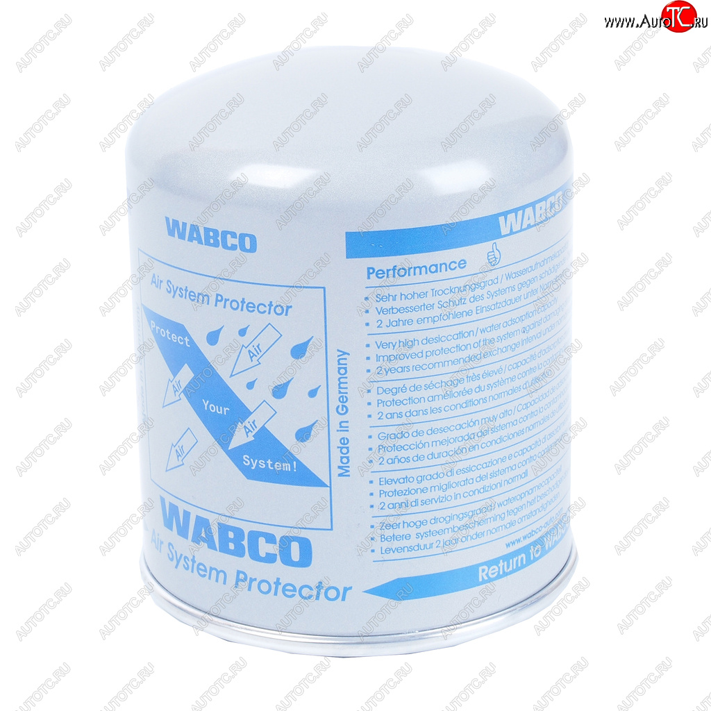6 949 р. Фильтр осушителя DAF XF95,XF105 (M41х1.5мм H=160мм) WABCO WABCO 4329012462  с доставкой в г. Кемерово