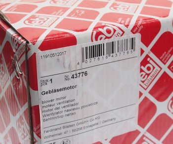 5 949 р. Мотор отопителя MERCEDES MAN c крыльчатками FEBI FEBI 43776  с доставкой в г. Кемерово. Увеличить фотографию 3
