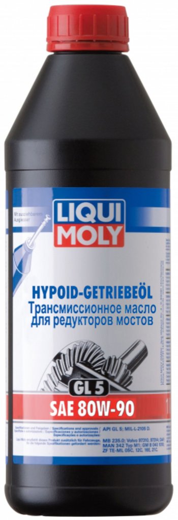 1 429 р. Масло трансмиссионное HYPOID-GETRIEBEOIL GL-5 80W90 1л LIQUI MOLY LIQUI MOLY 4406  с доставкой в г. Кемерово. Увеличить фотографию 1