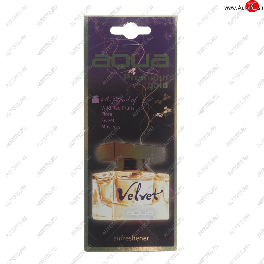138 р. Ароматизатор подвесной пластина (velvet) Natural Flavor Drop AQUA AQUA 44098  с доставкой в г. Кемерово