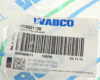 6 299 р. Датчик АБС DAF угловой L=230мм WABCO WABCO 4410321720  с доставкой в г. Кемерово. Увеличить фотографию 2