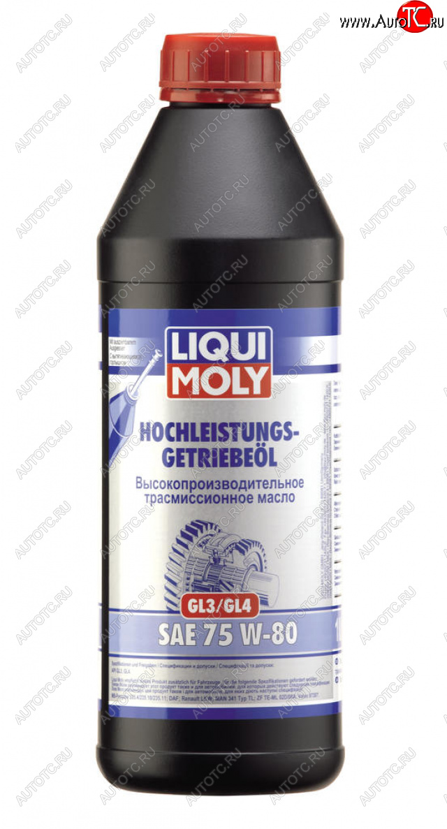 3 199 р. Масло трансмиссионное GL34 75W80 синт.1л LIQUI MOLY LIQUI MOLY 4427  с доставкой в г. Кемерово