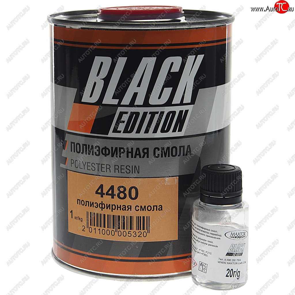 1 039 р. Смола полиэфирная 1кг с отвердителем 20г Black Edition MAXTOR MAXTOR 4480  с доставкой в г. Кемерово