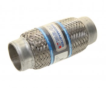 549 р. Гофра глушителя 45x150 в 3-ой оплетке innerbraid нержавеющая сталь TRANSMASTER TRANSMASTER 45150  с доставкой в г. Кемерово. Увеличить фотографию 1