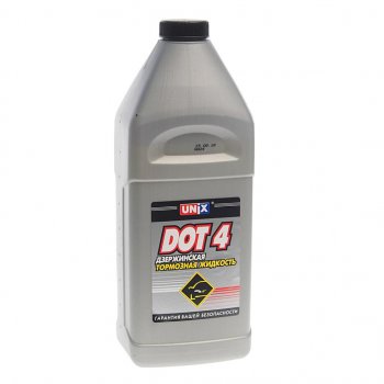 296 р. Жидкость тормозная DOT-4 0.91кг UNIX ПКФ СВ-ХИМ 4600169  с доставкой в г. Кемерово. Увеличить фотографию 1