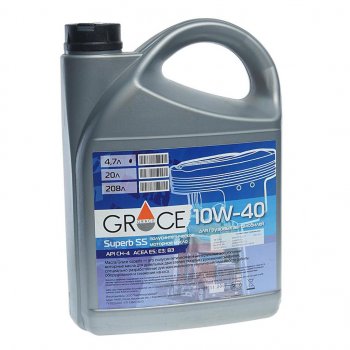 2 099 р. Масло дизельное Superb SS CH-4SJ E5,E3 A2B3 10W40 псинт.5л GRACE GRACE 4603728810447  с доставкой в г. Кемерово. Увеличить фотографию 1