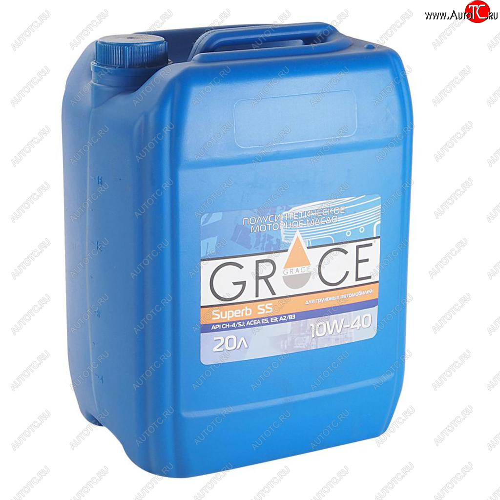 7 299 р. Масло дизельное Superb SS CH-4SJ E5,E3 A2B3 10W40 псинт.20л GRACE GRACE 4603728810454  с доставкой в г. Кемерово
