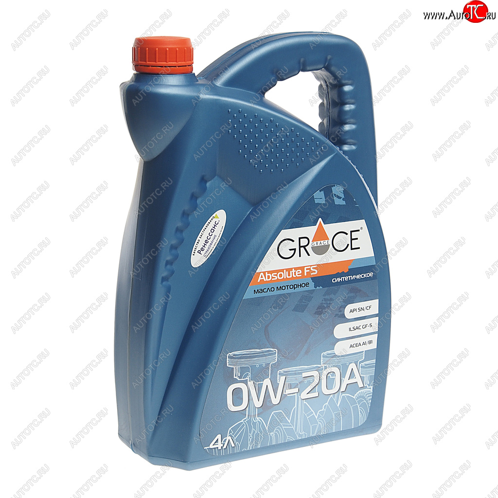 3 699 р. Масло моторное ABSOIUTE FS 0W20 синт.4л GRACE GRACE 4603728811222  с доставкой в г. Кемерово